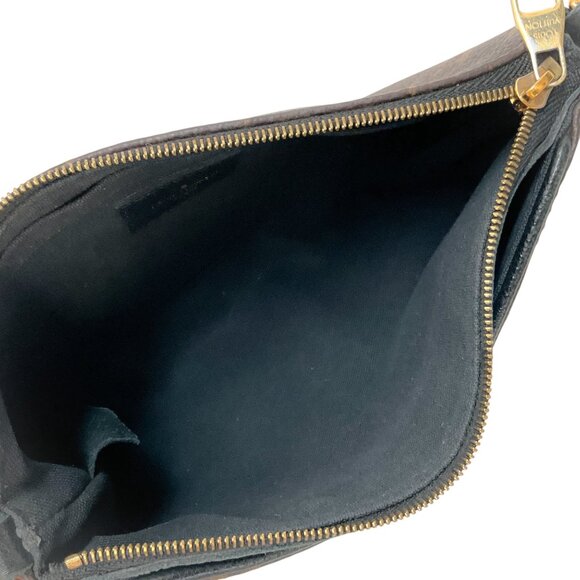 Louis Vuitton Black Monogram Canvas Pallas Chain Clutch with Straps - Picture 9 of 9